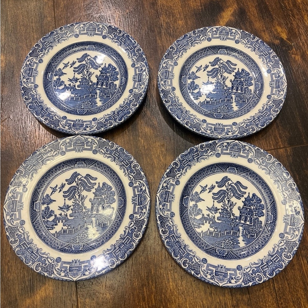 English Ironstone set of 4 plates